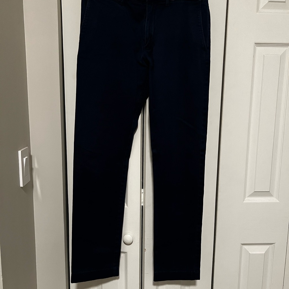 J. Crew Navy Chinos Straight Leg Pants